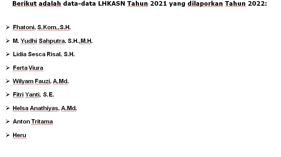 YANG MELAPOR LHKASN 001