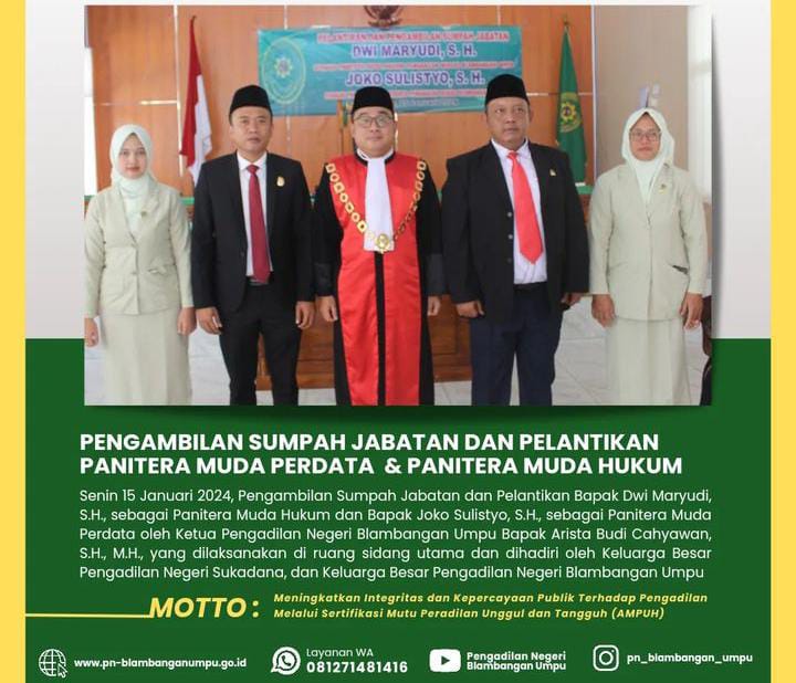 pelantikan joko dan dwi