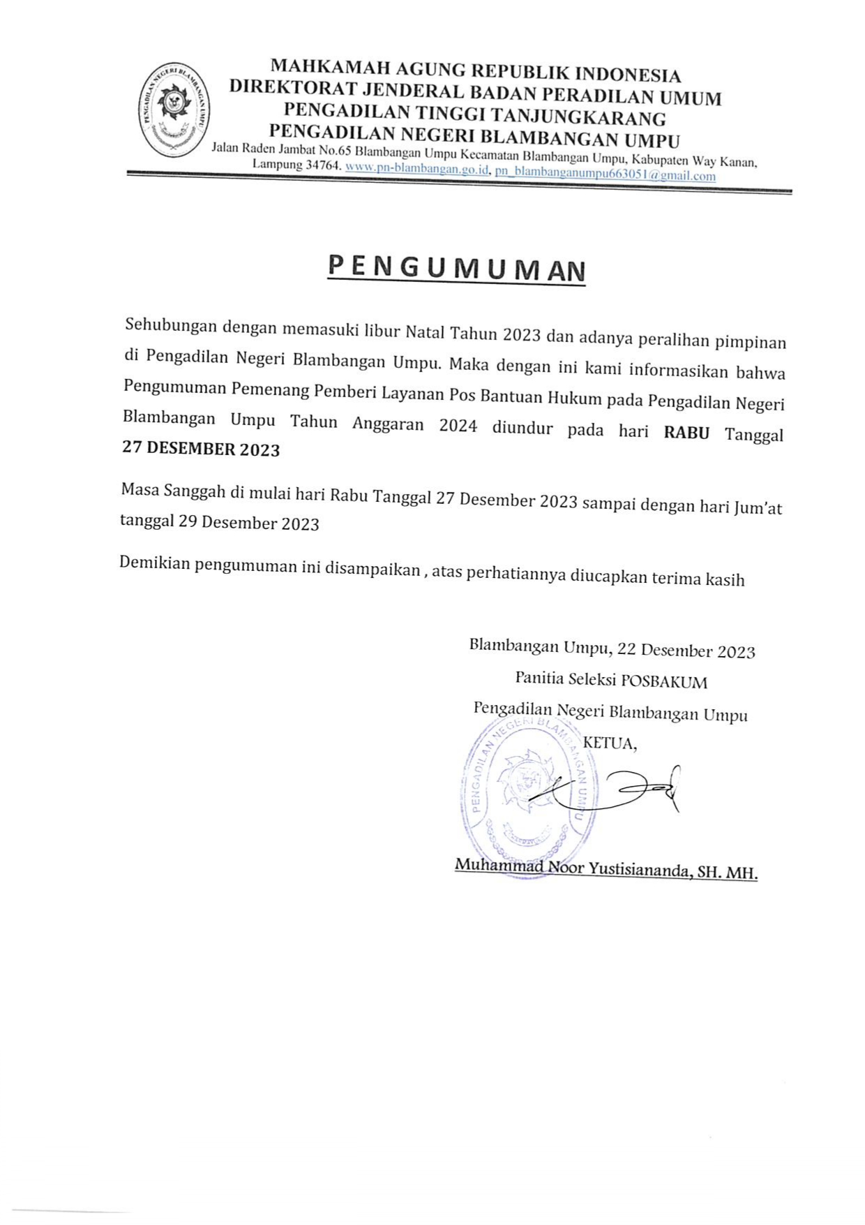pengumuman tunda posbakum12 21 2023 210055 Copy page 0001